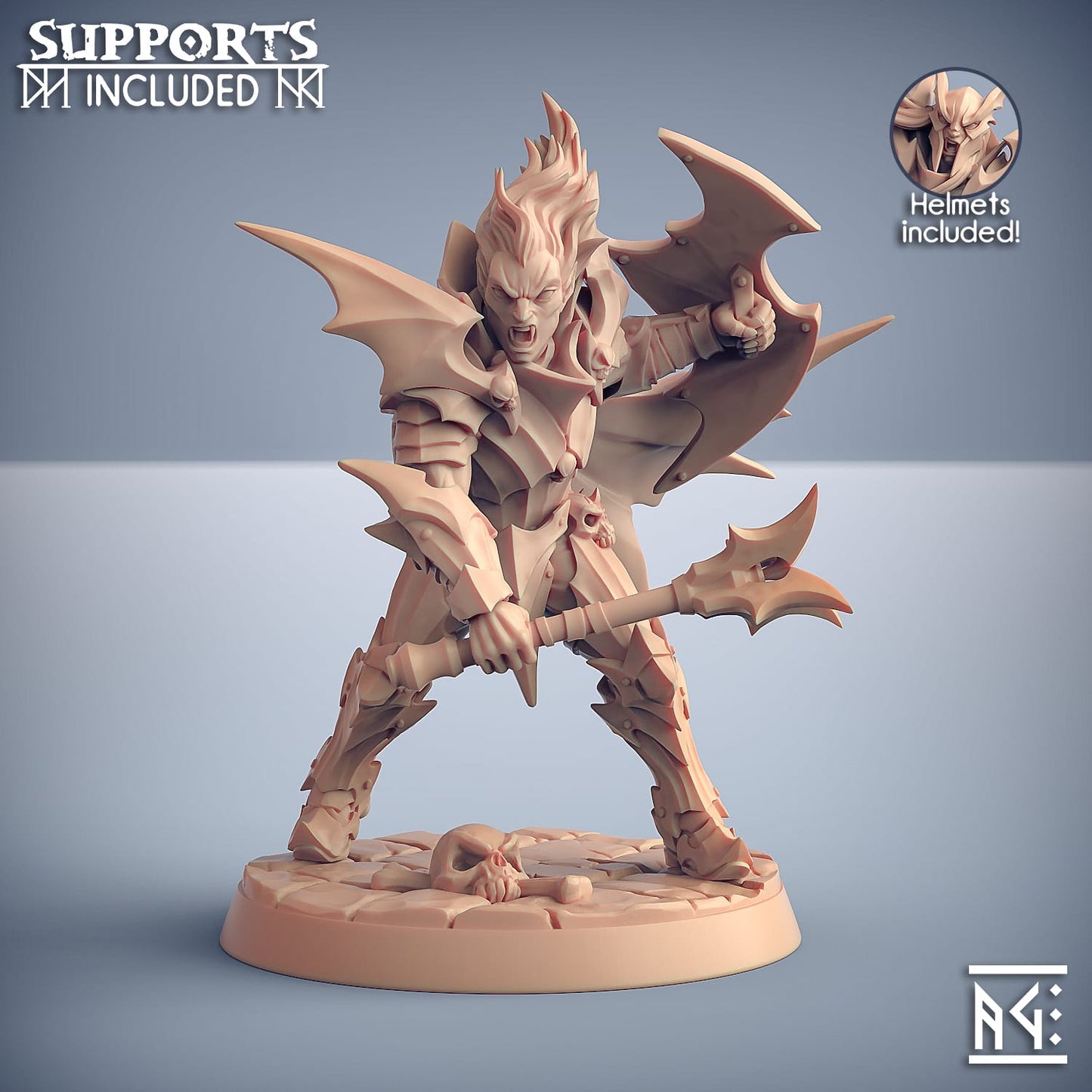 3D Printed Artisan Guild Modular Bloodhunt Knights The Bloodhunt 28mm 32mm - 3D Printing Boss 