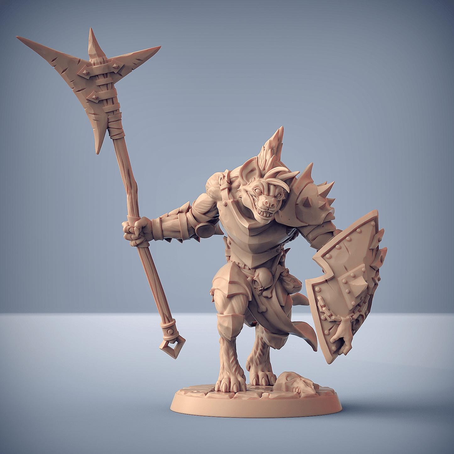 3D Printed Artisan Guild Modular Bonegnasher Gnolls Bonegnasher Gnolls 28mm 32mm - 3D Printing Boss 