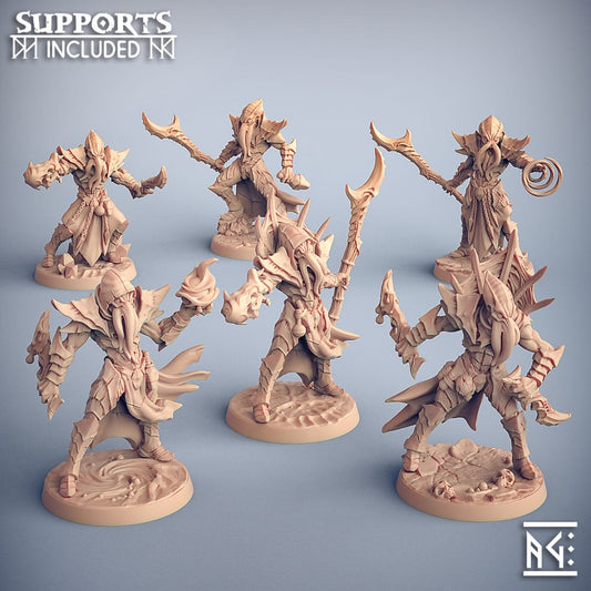 3D Printed Artisan Guild Modular Depth Ones Reavers Depth Ones Set 28mm 32mm - 3D Printing Boss 