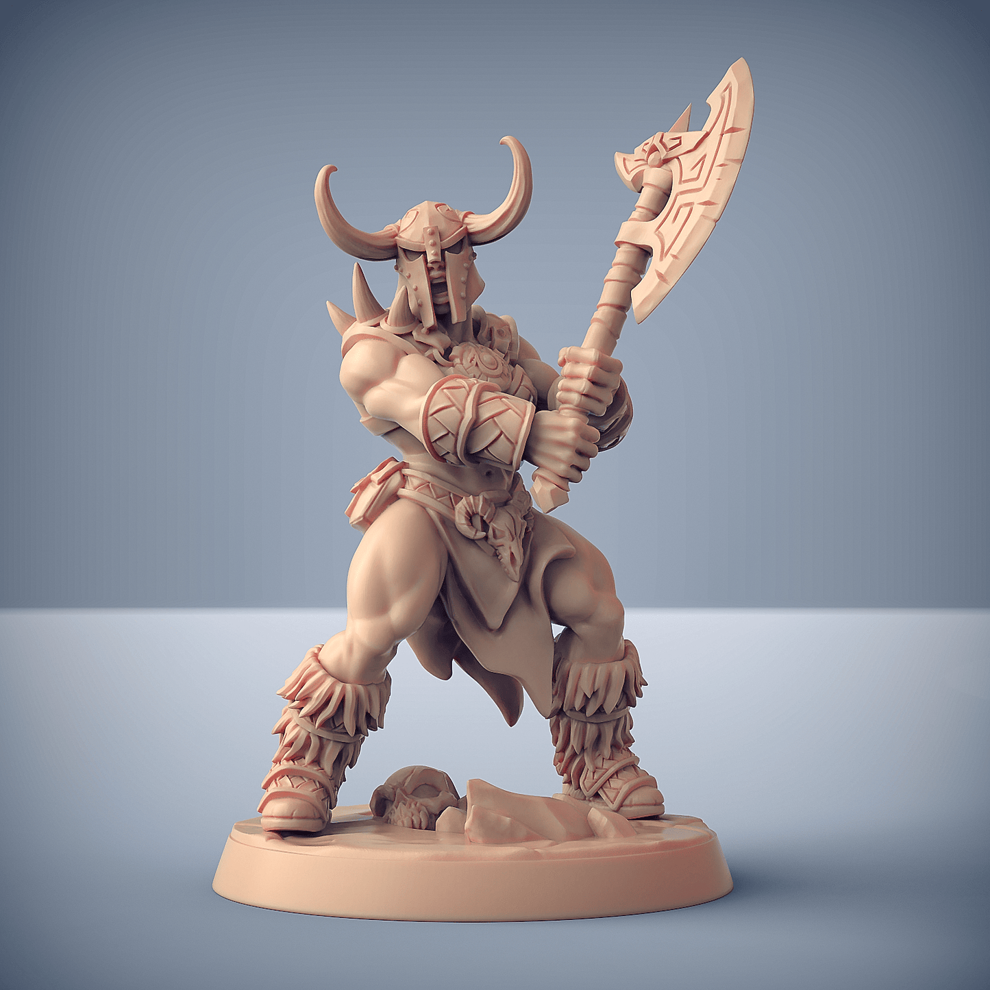 3D Printed Artisan Guild Modular Dragonpeak Barbarians Dragonpeak Barbarians 28mm 32mm - 3D Printing Boss 