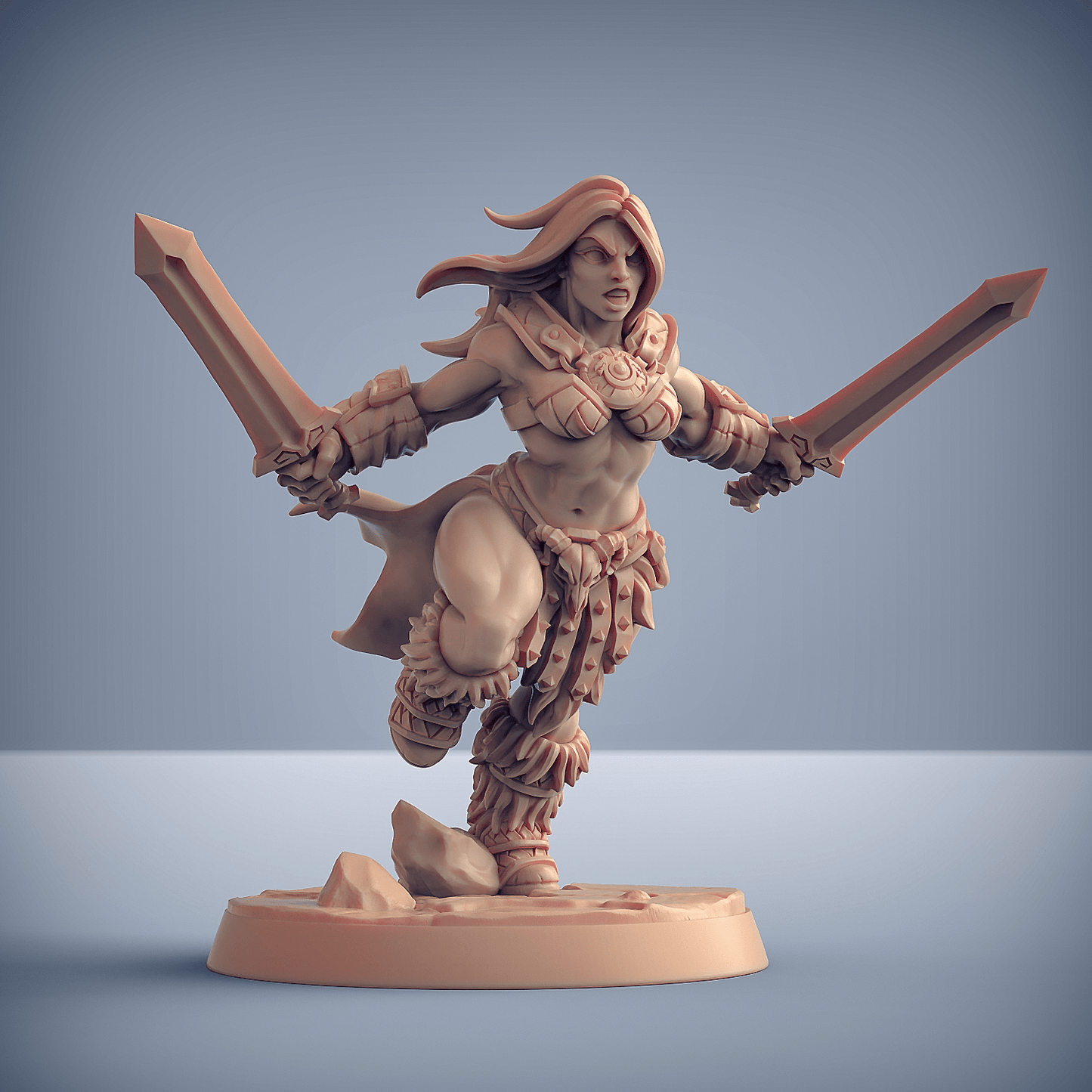 3D Printed Artisan Guild Modular Dragonpeak Barbarians Dragonpeak Barbarians 28mm 32mm - 3D Printing Boss 