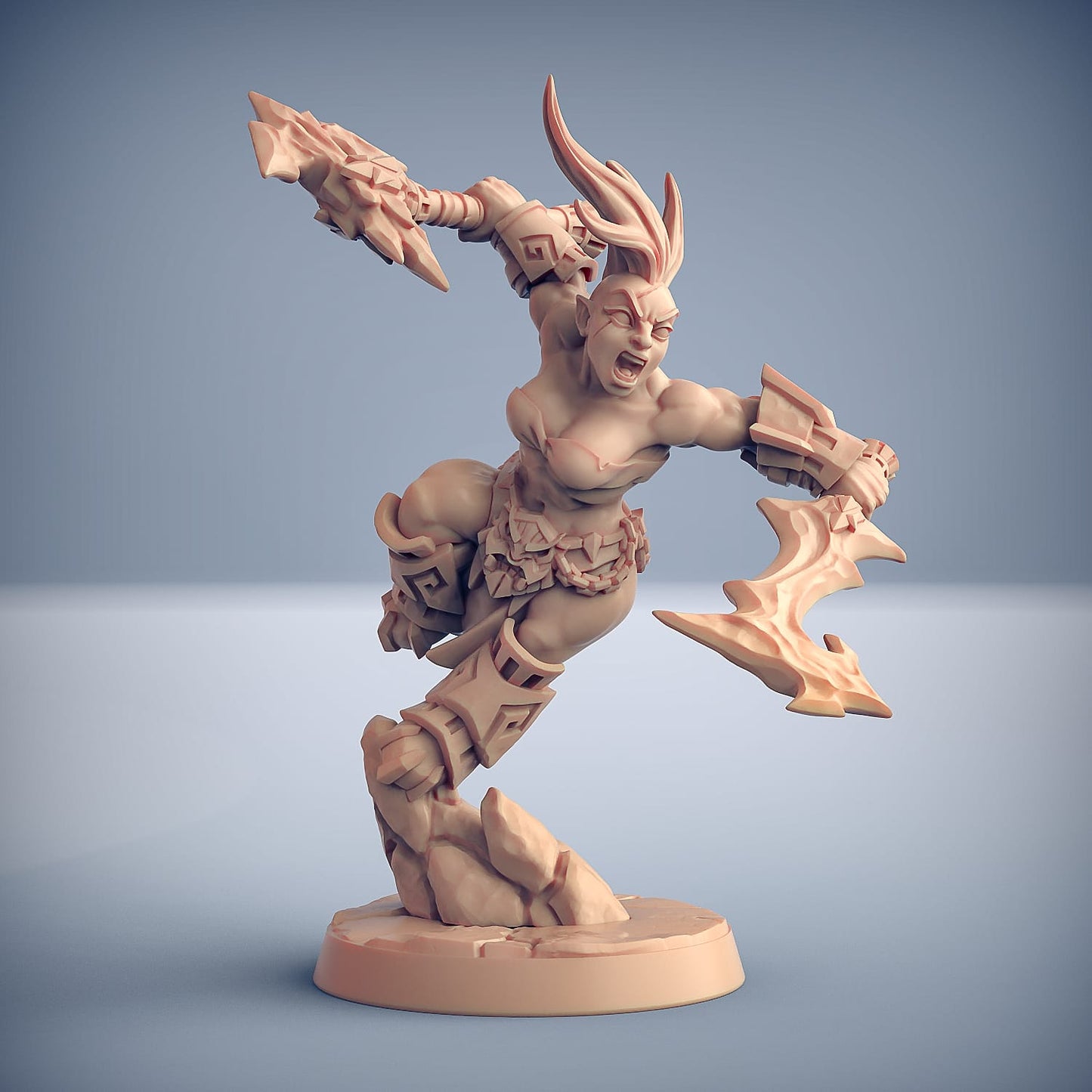 3D Printed Artisan Guild Modular Dumlok Flameseekers Dumlok Flameseekers 28mm 32mm - 3D Printing Boss 