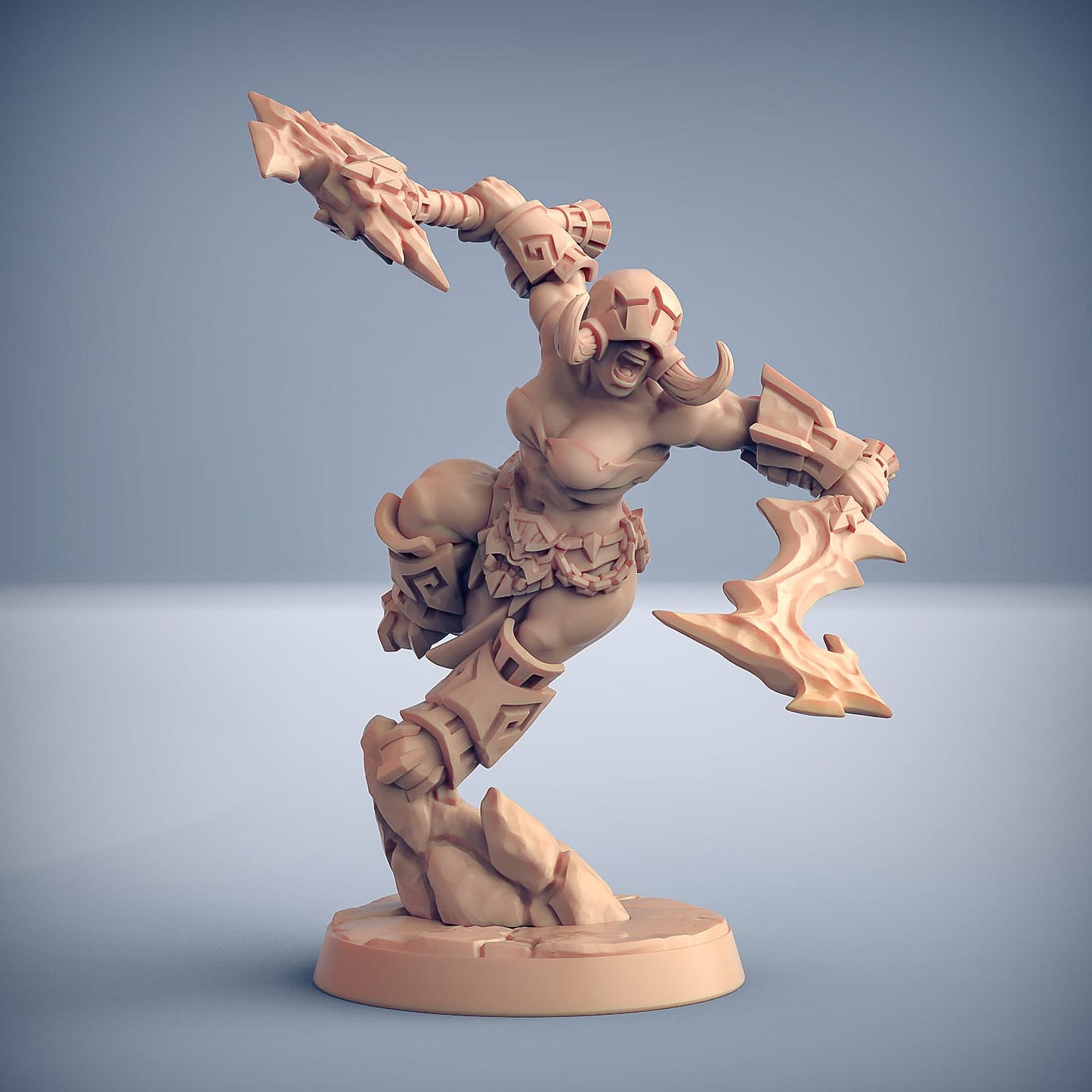 3D Printed Artisan Guild Modular Dumlok Flameseekers Dumlok Flameseekers 28mm 32mm - 3D Printing Boss 