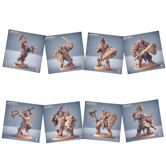 3D Printed Artisan Guild Modular Frostmetal Clan Frostmetal Clan 28mm 32mm - 3D Printing Boss 