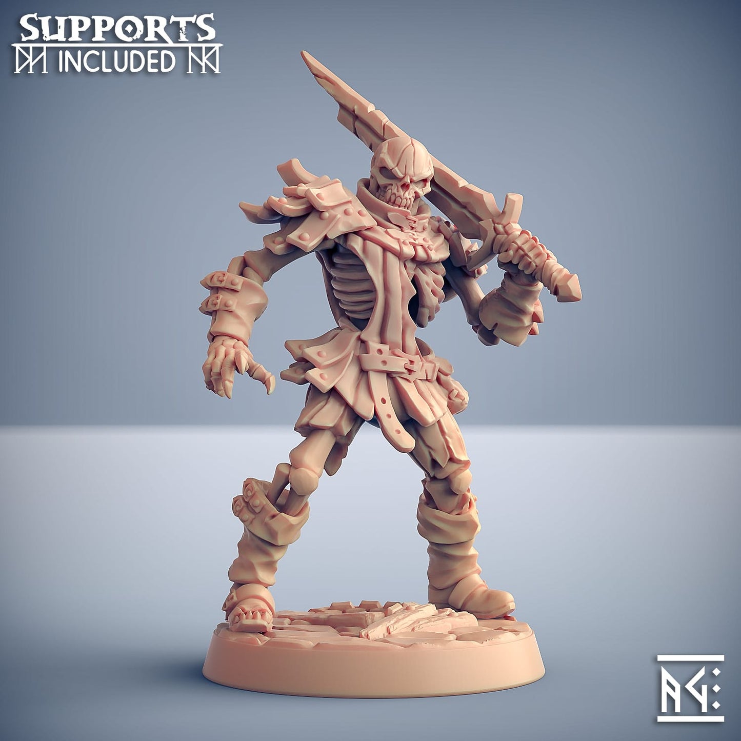 3D Printed Artisan Guild Modular Old Burg Fallen Ones Oldburg Fallen Ones 28mm 32mm - 3D Printing Boss 