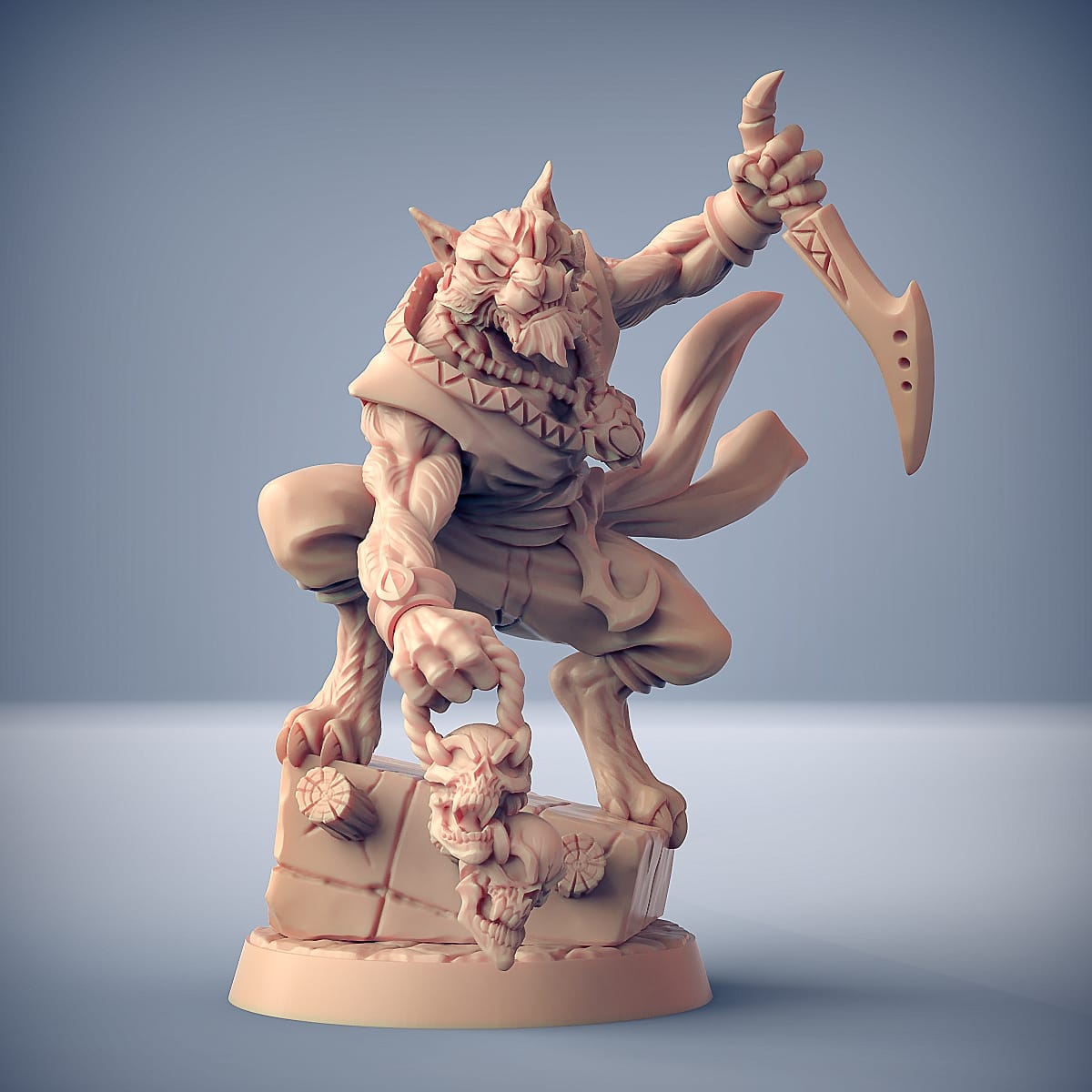3D Printed Artisan Guild Modular Rakshakin Headhunter Rakshakin Headhunters 28mm 32mm - 3D Printing Boss 