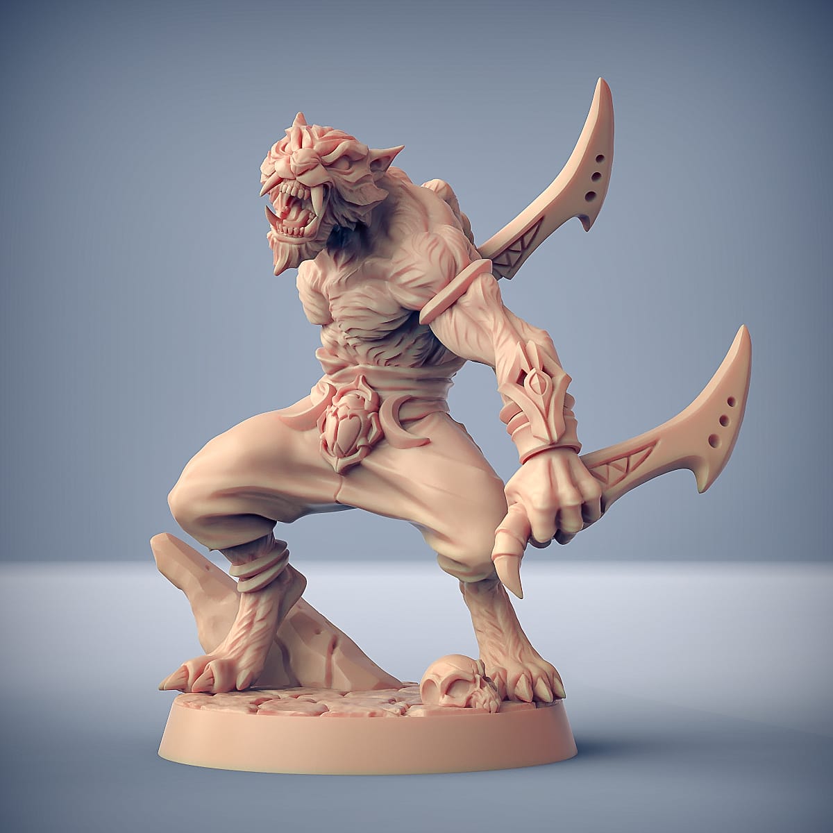3D Printed Artisan Guild Modular Rakshakin Headhunter Rakshakin Headhunters 28mm 32mm - 3D Printing Boss 