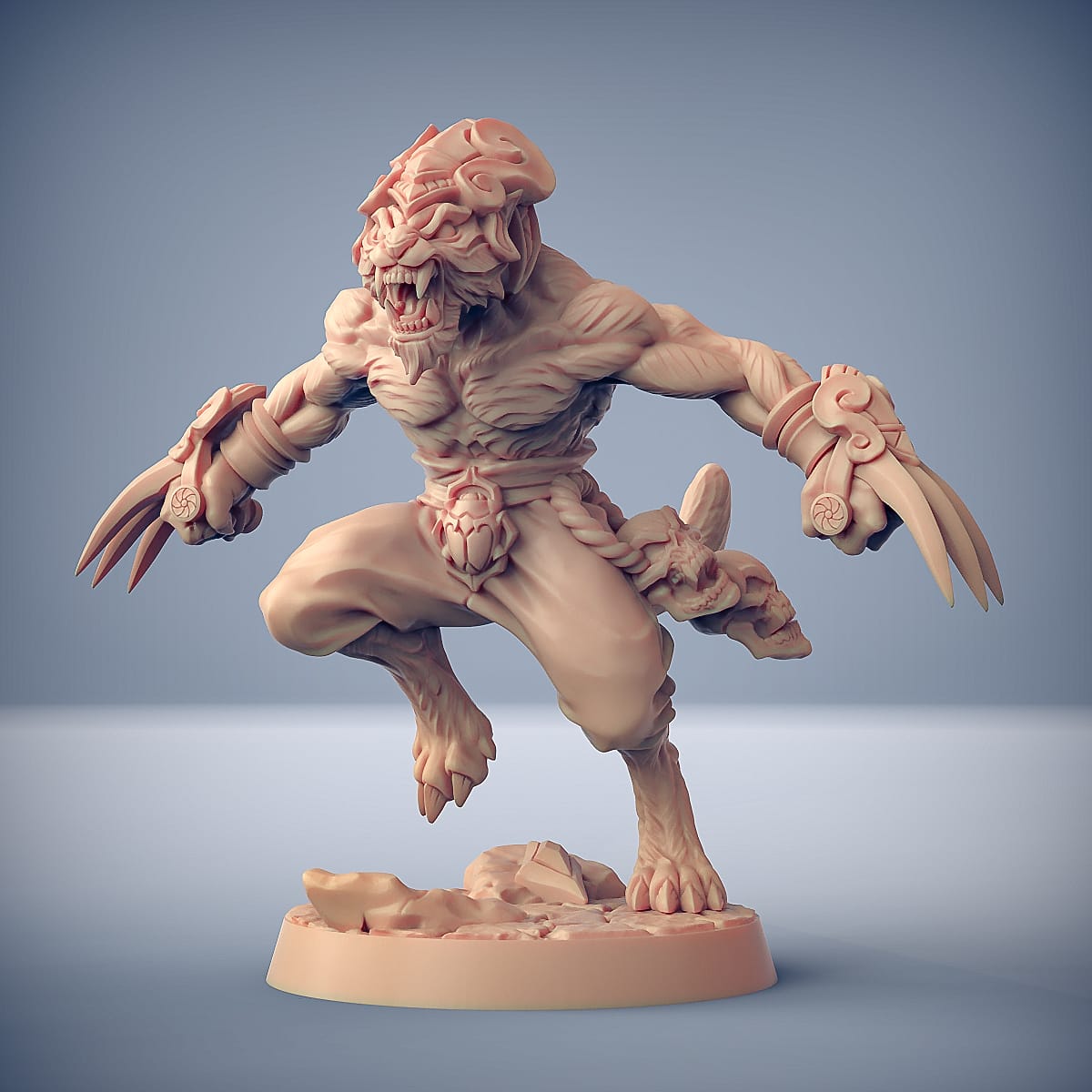 3D Printed Artisan Guild Modular Rakshakin Headhunter Rakshakin Headhunters 28mm 32mm - 3D Printing Boss 