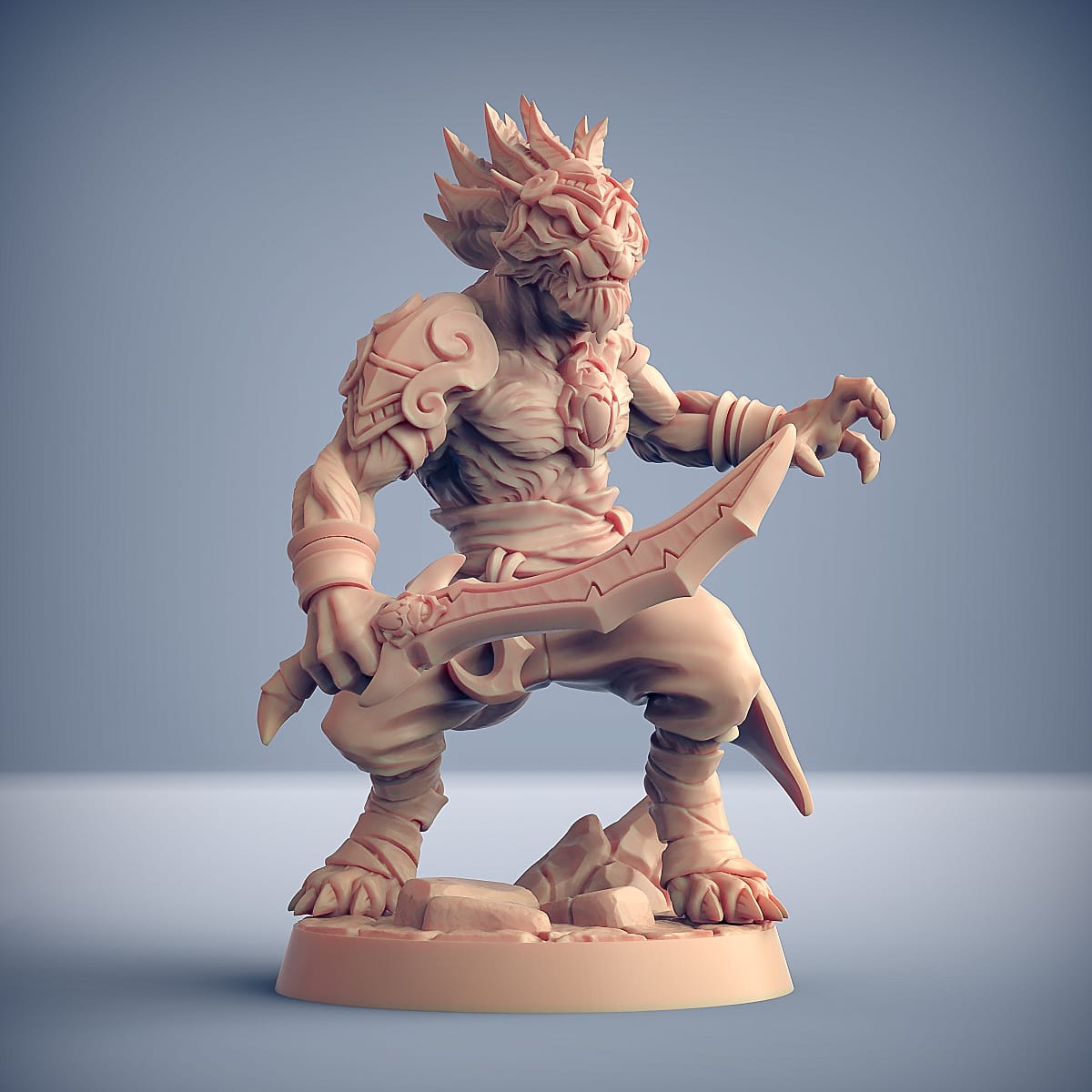 3D Printed Artisan Guild Modular Rakshakin Headhunter Rakshakin Headhunters 28mm 32mm - 3D Printing Boss 