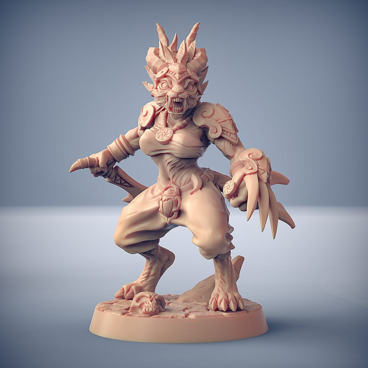 3D Printed Artisan Guild Modular Rakshakin Headhunter Rakshakin Headhunters 28mm 32mm - 3D Printing Boss 