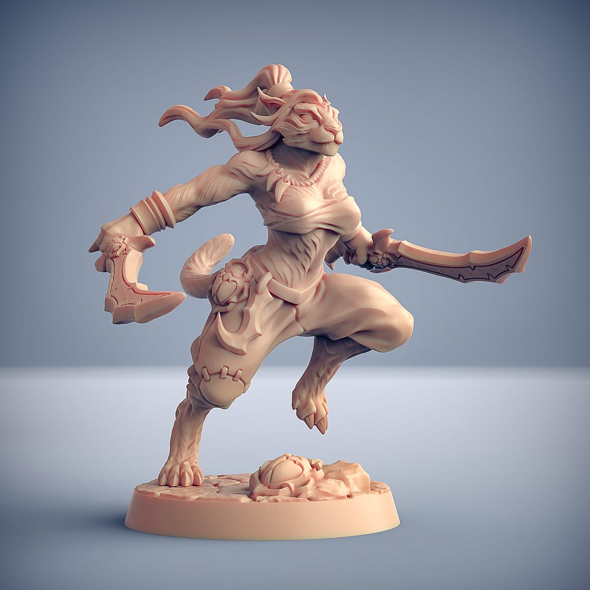3D Printed Artisan Guild Modular Rakshakin Headhunter Rakshakin Headhunters 28mm 32mm - 3D Printing Boss 