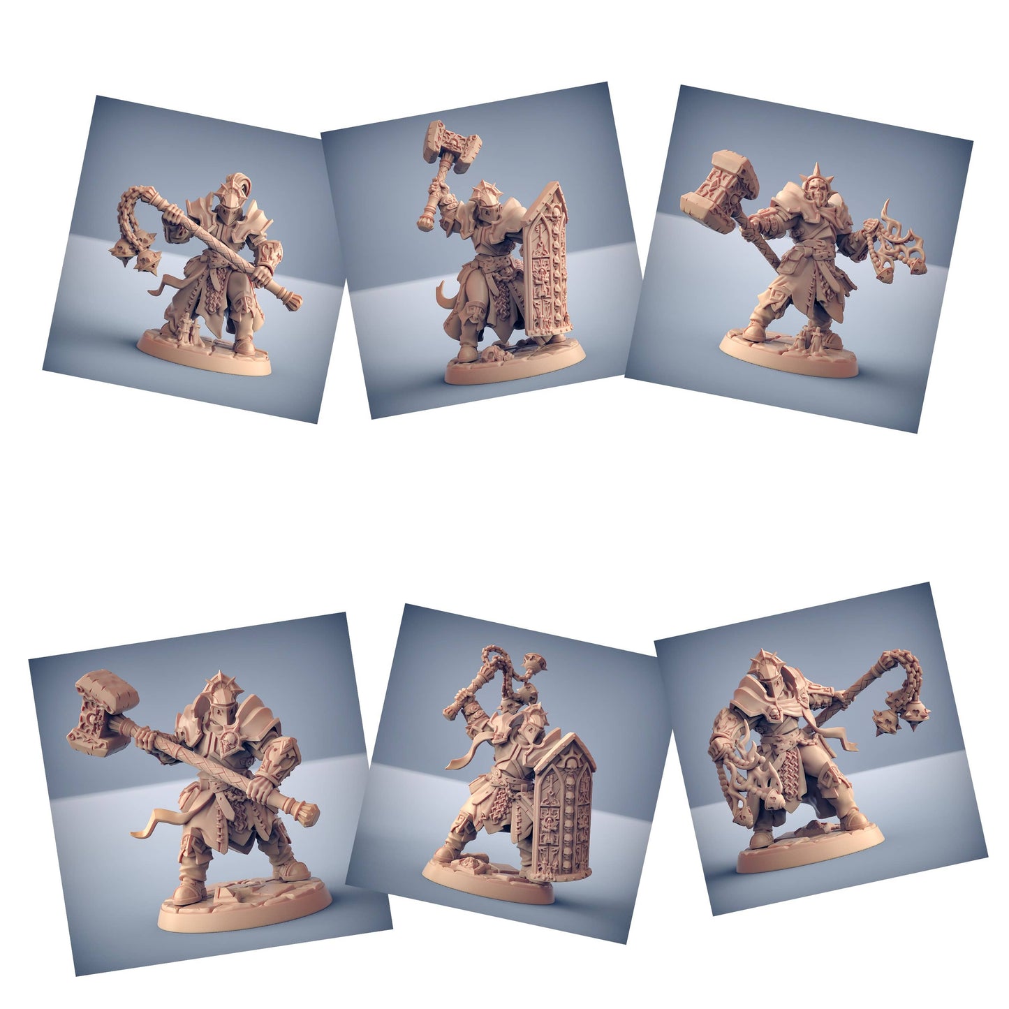 3D Printed Artisan Guild Modular Requiem Templar A Modular Requiem Templars The Requien Brotherhood 28mm 32mm - 3D Printing Boss 