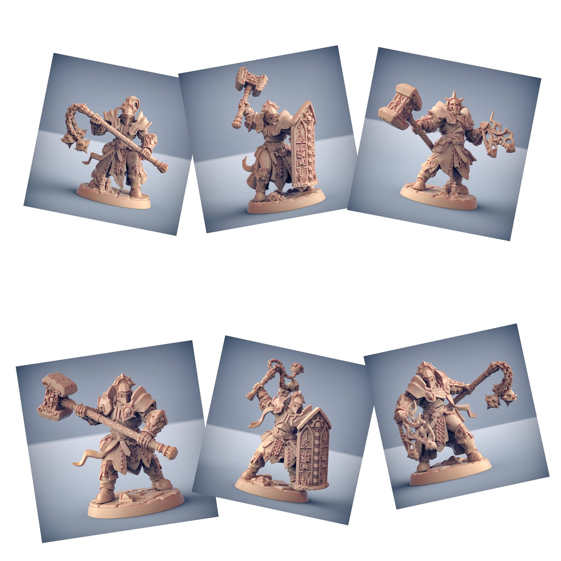 3D Printed Artisan Guild Modular Requiem Templar A Modular Requiem Templars The Requien Brotherhood 28mm 32mm - 3D Printing Boss 