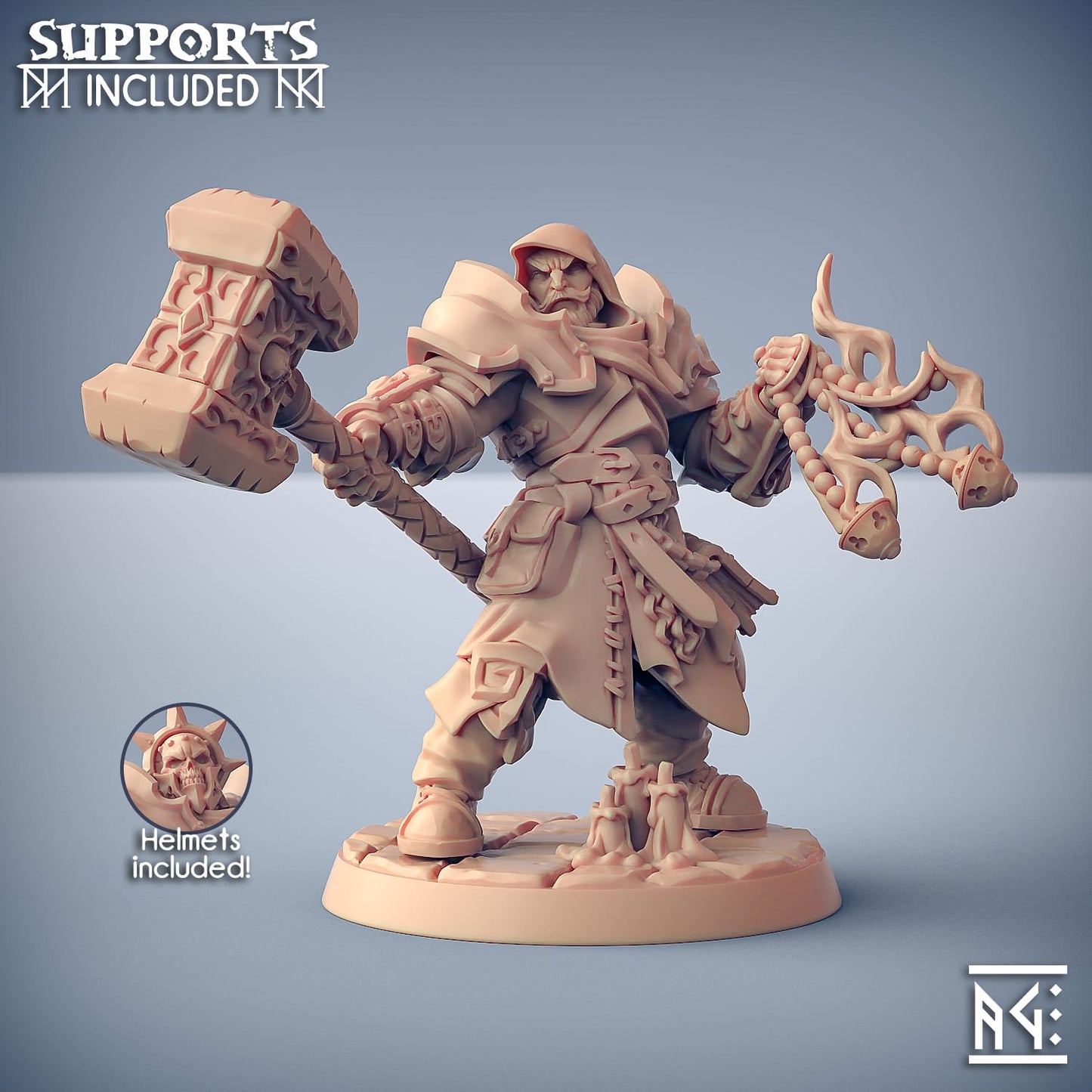 3D Printed Artisan Guild Modular Requiem Templar A Modular Requiem Templars The Requien Brotherhood 28mm 32mm - 3D Printing Boss 