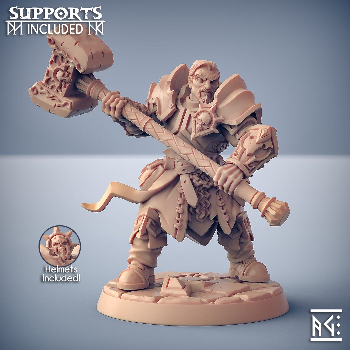 3D Printed Artisan Guild Modular Requiem Templar A Modular Requiem Templars The Requien Brotherhood 28mm 32mm - 3D Printing Boss 