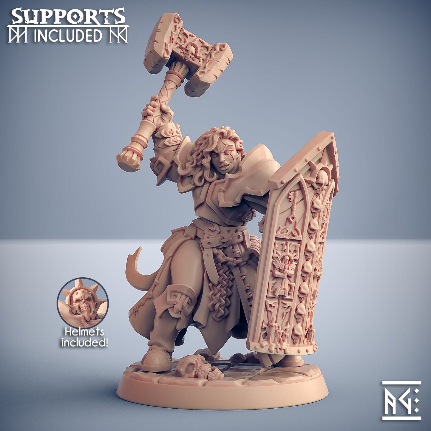 3D Printed Artisan Guild Modular Requiem Templar A Modular Requiem Templars The Requien Brotherhood 28mm 32mm - 3D Printing Boss 