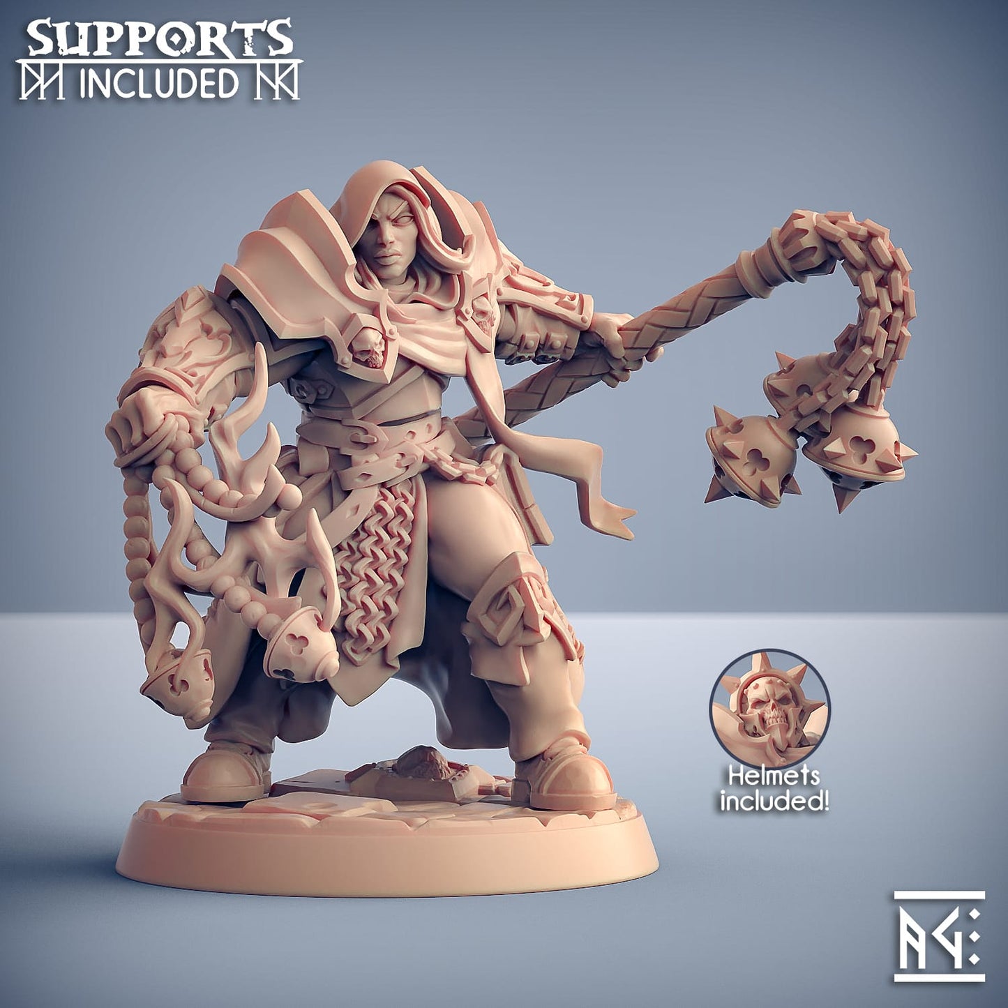 3D Printed Artisan Guild Modular Requiem Templar A Modular Requiem Templars The Requien Brotherhood 28mm 32mm - 3D Printing Boss 