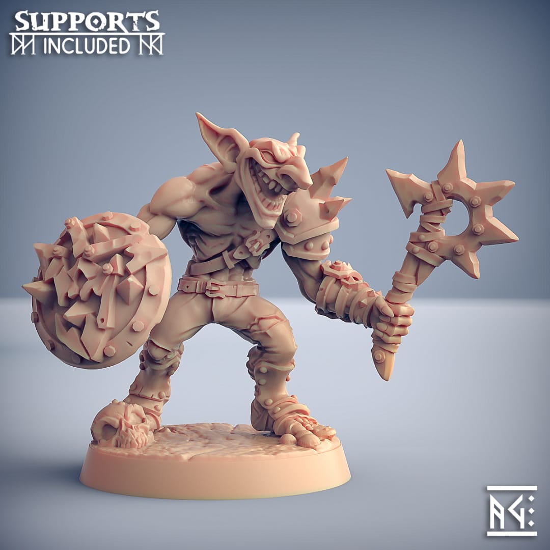 3D Printed Artisan Guild Modular Sparksoot Goblin Sparksoot Goblin Set 28mm 32mm - 3D Printing Boss 