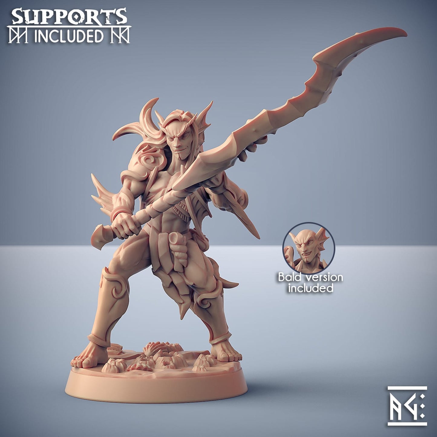 3D Printed Artisan Guild Modular Triton Raiders Sunken Kingdom 28mm 32mm - 3D Printing Boss 