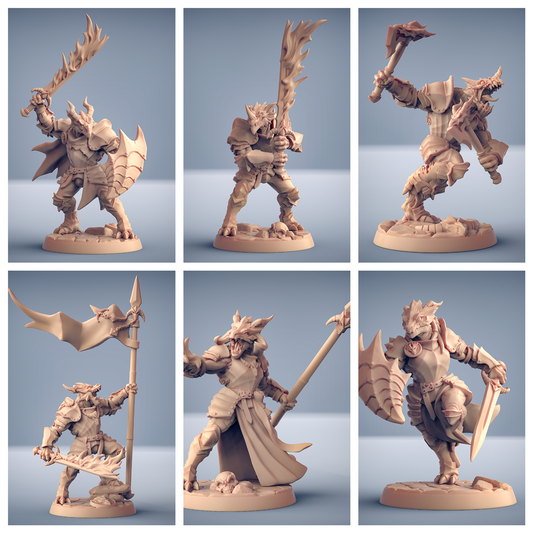 3D Printed Artisan Guild Modulars Dragonguard The Dragonguard 28mm 32mm - 3D Printing Boss 