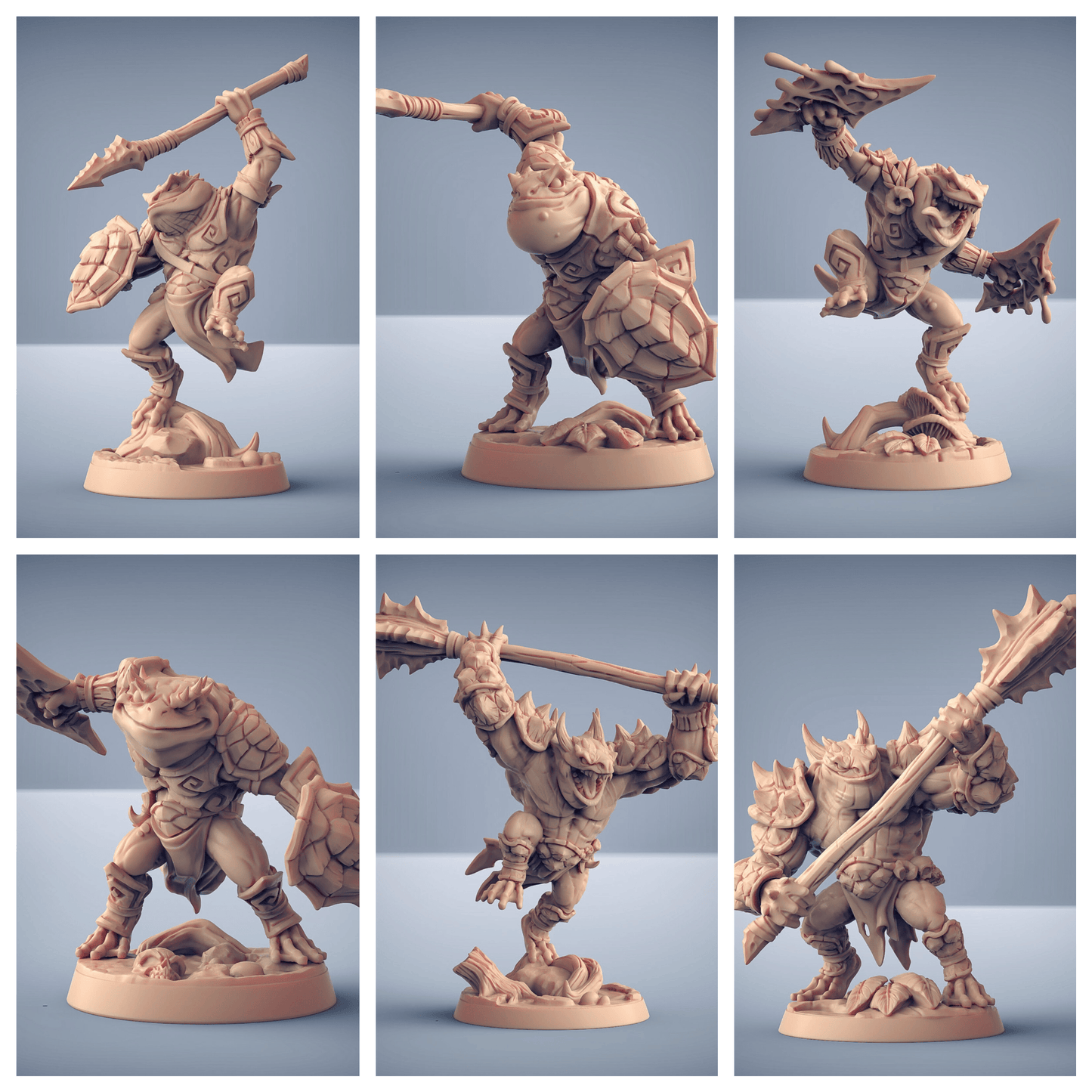 3D Printed Artisan Guild Modulars Gurunda Swamp Gurunda 28mm 32mm - 3D Printing Boss 