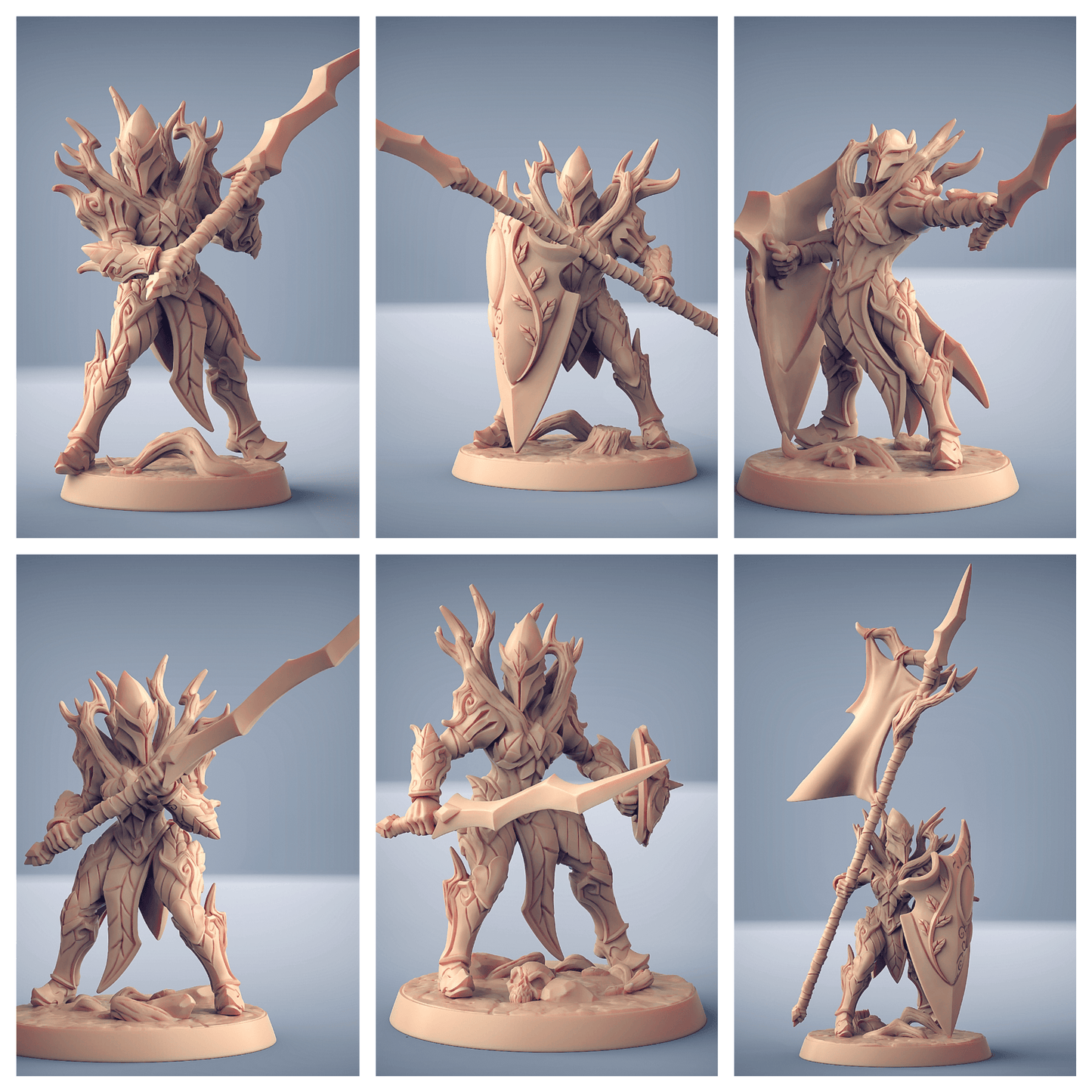 3D Printed Artisan Guild Modulars Sylvan Knights Sylvan Knights 28mm 32mm - 3D Printing Boss 