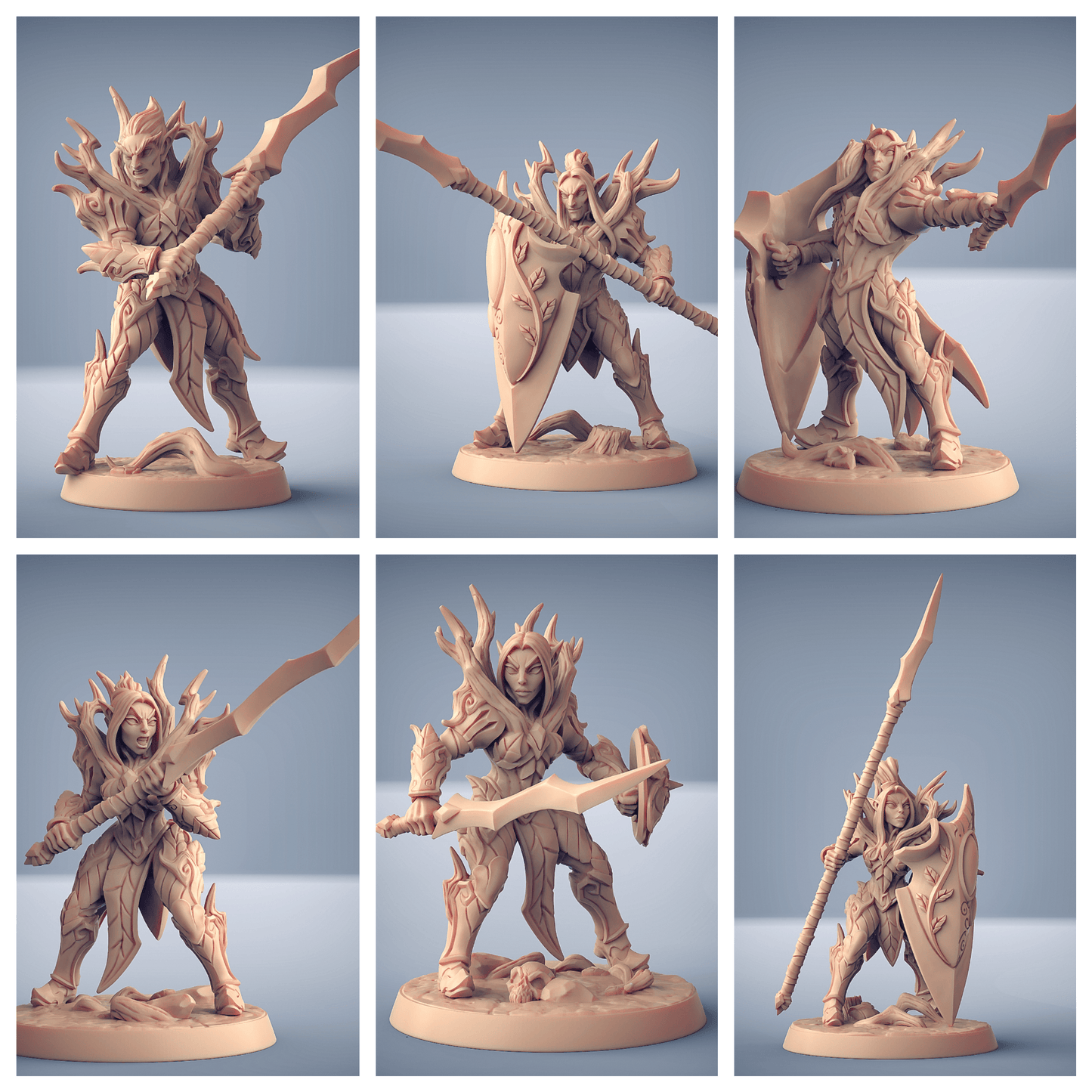 3D Printed Artisan Guild Modulars Sylvan Knights Sylvan Knights 28mm 32mm - 3D Printing Boss 