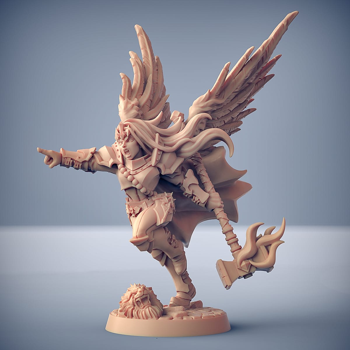 3D Printed Artisan Guild Morgana the Ascended Fighters Guild Set 28mm 32mm - 3D Printing Boss 