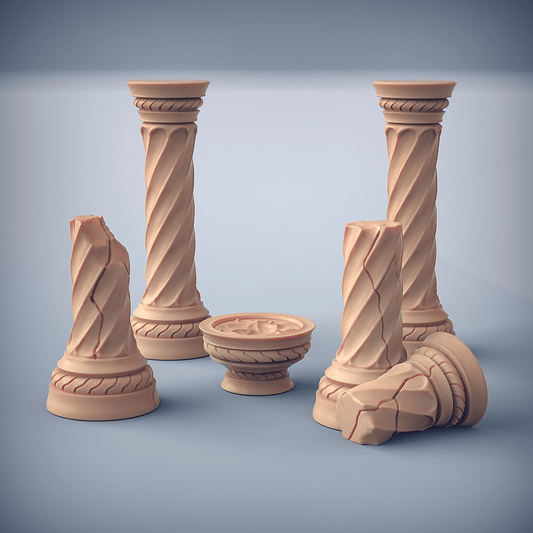 3D Printed Artisan Guild Naga Sacrifical Shrine Maneaters Nagarots 28mm 32mm - 3D Printing Boss 