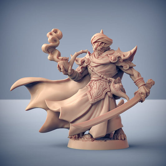 3D Printed Artisan Guild Namur Makir Rakshakin Headhunters 28mm 32mm - 3D Printing Boss 