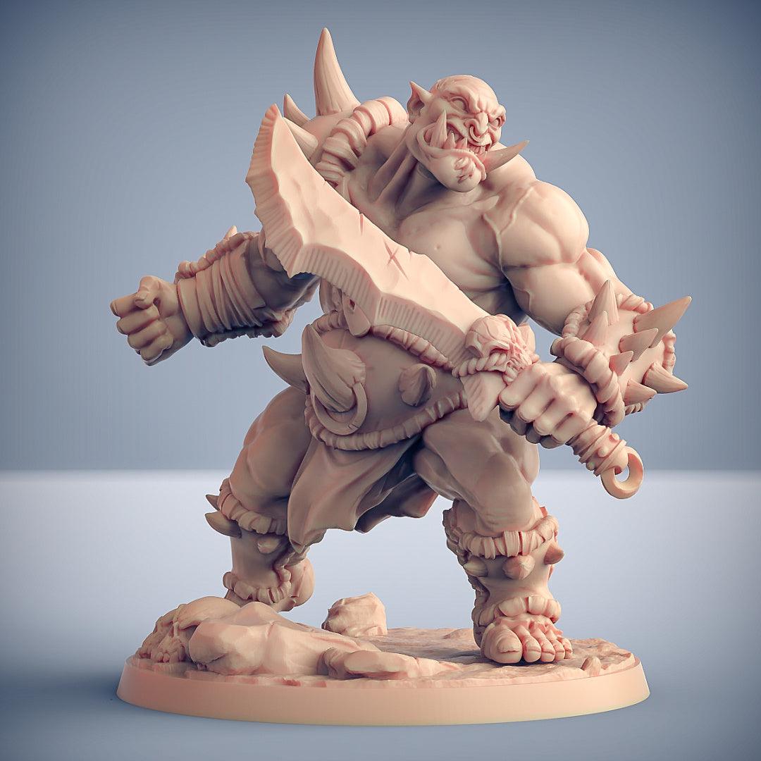 3D Printed Artisan Guild Ogre Marauders Set 28mm 32mm DnD - 3D Printing Boss 
