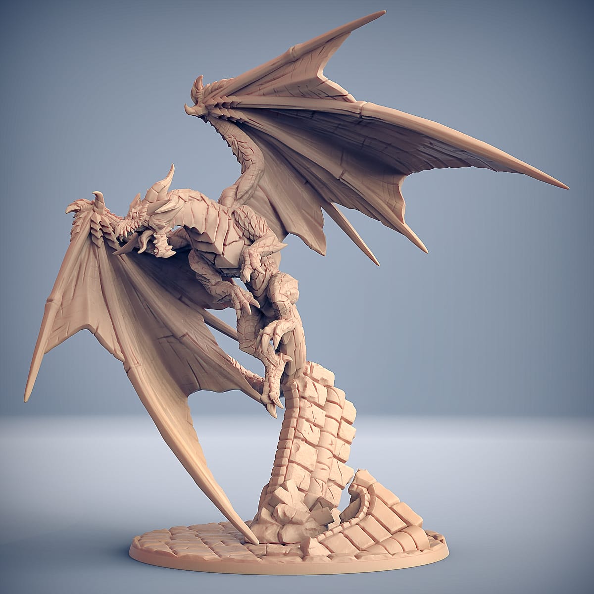 3D Printed Artisan Guild Ornithaax the Majestic The Dragonguard 28mm 32mm - 3D Printing Boss 