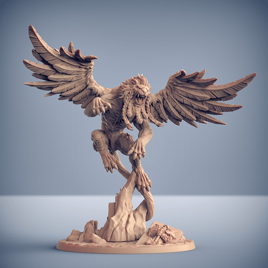 3D Printed Artisan Guild Proudmane Winged Lion The Requien Brotherhood 28mm 32mm - 3D Printing Boss 