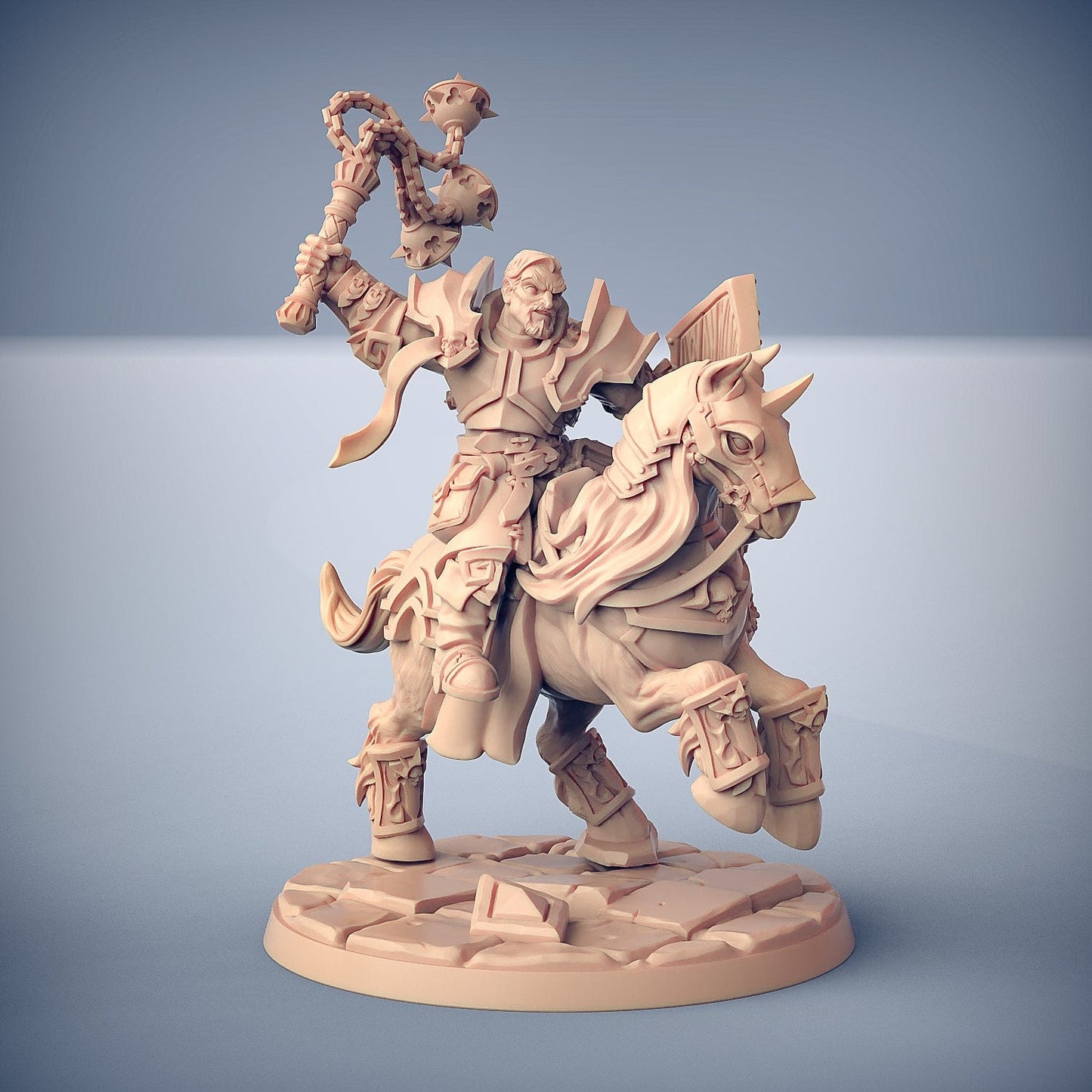 3D Printed Artisan Guild Requiem Heavy Cavalry The Requien Brotherhood 28mm 32mm - 3D Printing Boss 