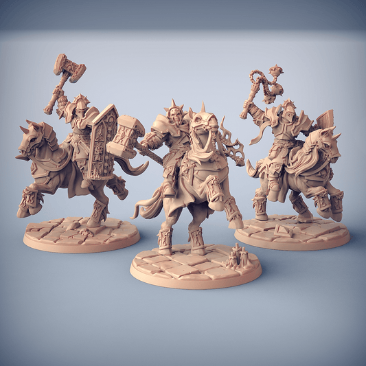 3D Printed Artisan Guild Requiem Heavy Cavalry The Requien Brotherhood 28mm 32mm - 3D Printing Boss 