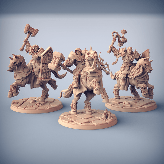 3D Printed Artisan Guild Requiem Heavy Cavalry The Requien Brotherhood 28mm 32mm - 3D Printing Boss 