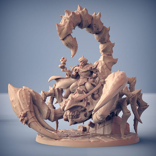 3D Printed Artisan Guild Scorpid King Rakshakin Headhunters 28mm 32mm - 3D Printing Boss 