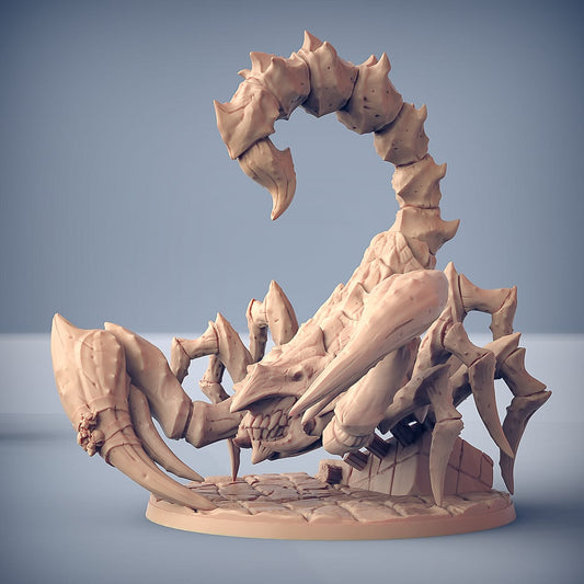 3D Printed Artisan Guild Scorpid King Rakshakin Headhunters 28mm 32mm - 3D Printing Boss 