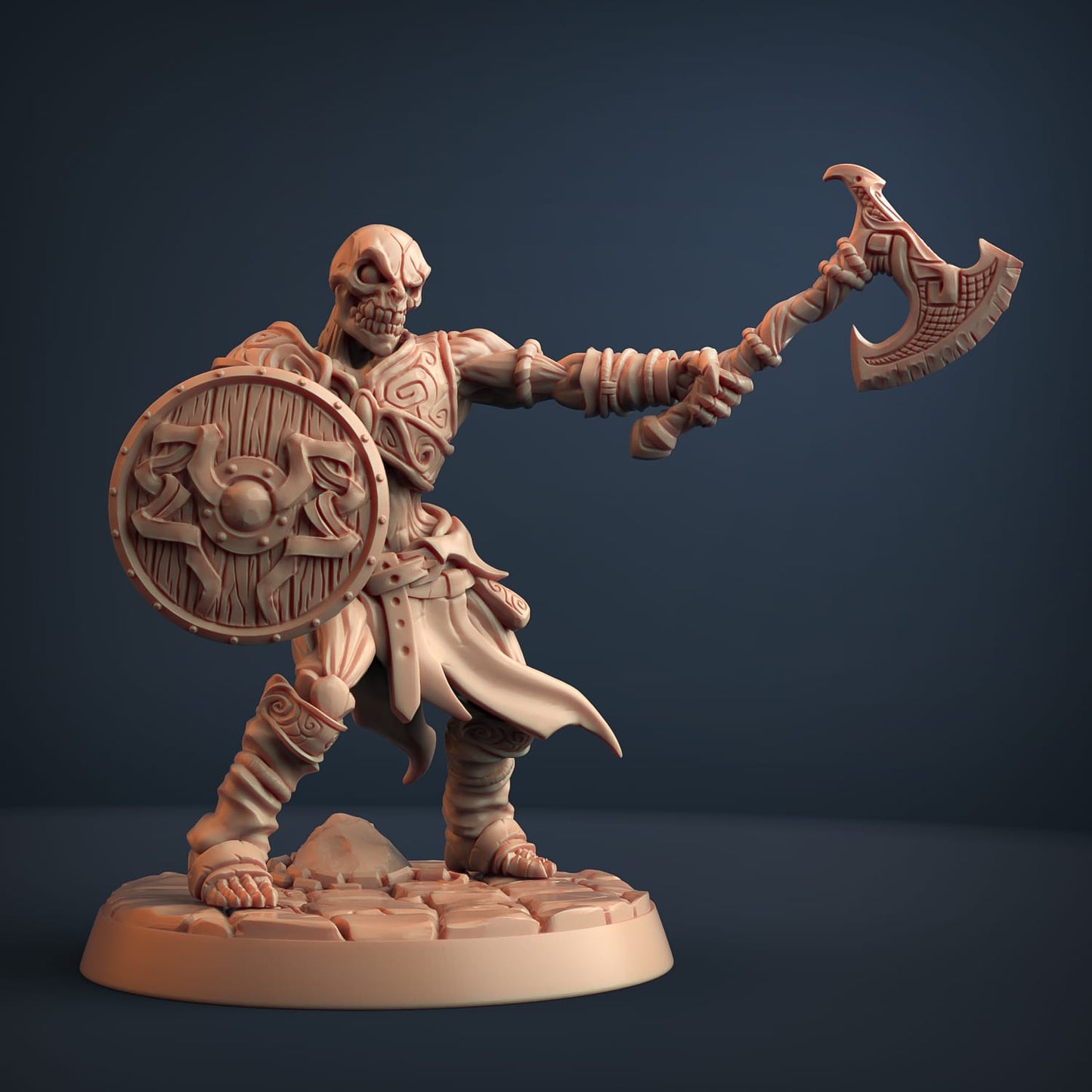 3D Printed Artisan Guild Skutagaard Draugar Darkness of the Lich Lord 28mm 32mm - 3D Printing Boss 