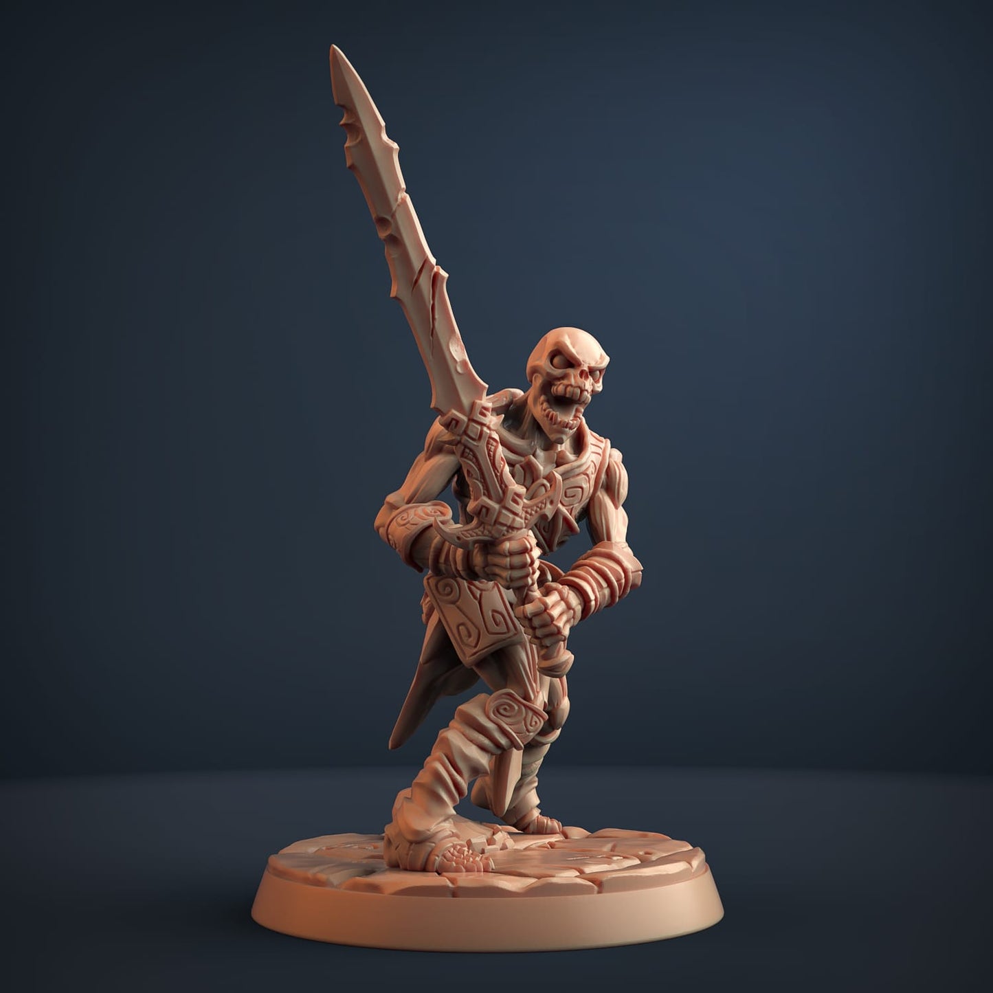 3D Printed Artisan Guild Skutagaard Draugar Darkness of the Lich Lord 28mm 32mm - 3D Printing Boss 