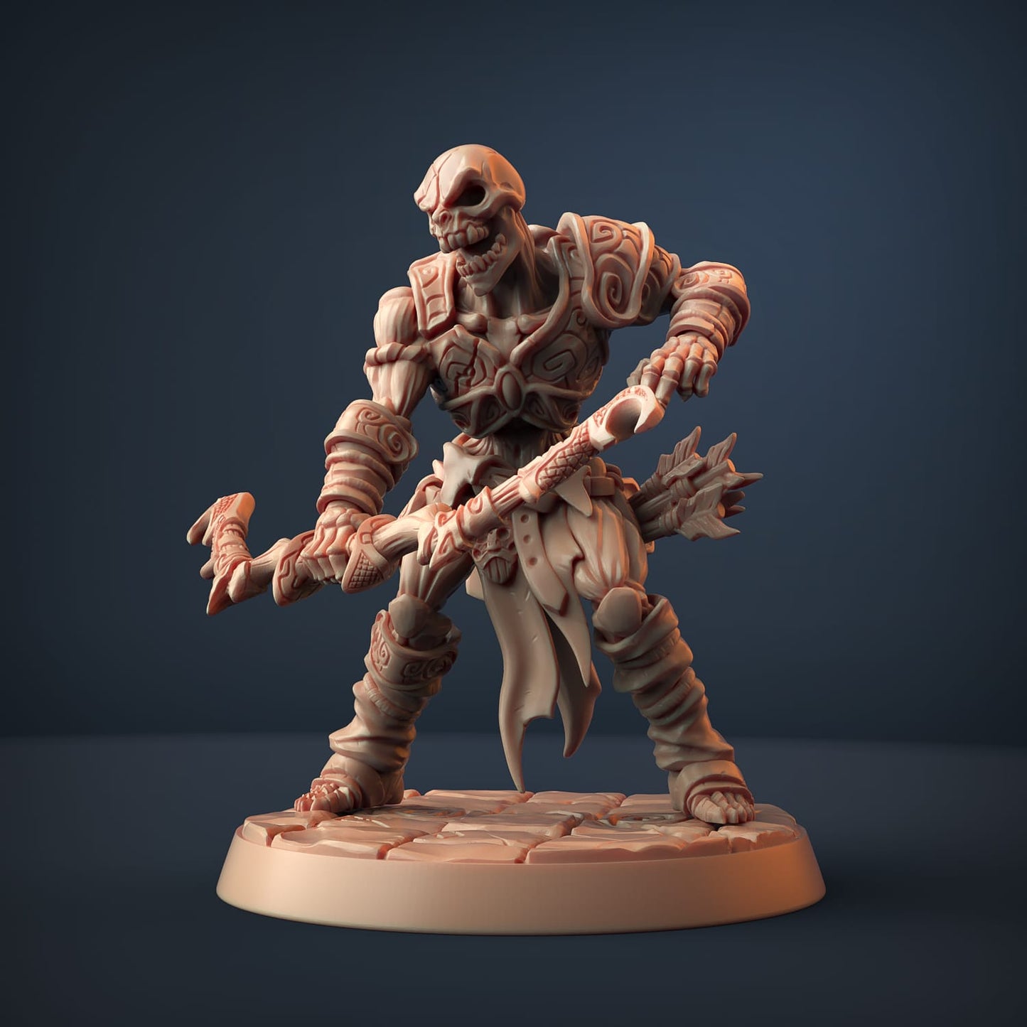 3D Printed Artisan Guild Skutagaard Draugar Darkness of the Lich Lord 28mm 32mm - 3D Printing Boss 