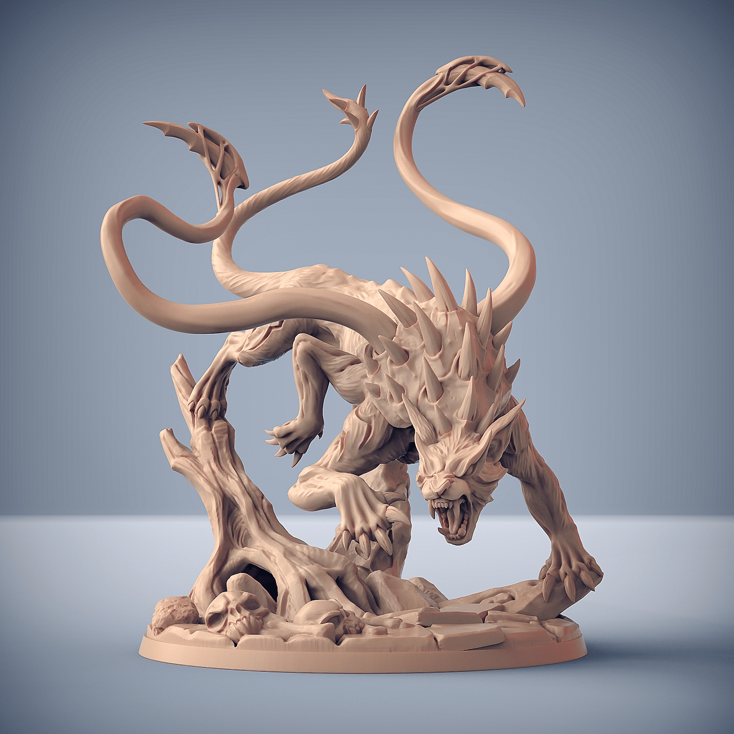 3D Printed Artisan Guild Stalkerfiend Bonegnasher Gnolls 28mm 32mm - 3D Printing Boss 