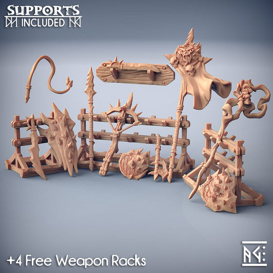 3D Printed Artisan Guild Standalone Blackrazor Weapons Blackrazor Hobgoblins 28mm 32mm - 3D Printing Boss 