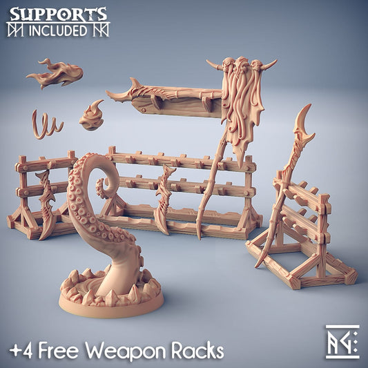 3D Printed Artisan Guild Standalone Weapons and Spells Depth Ones Set 28mm 32mm - 3D Printing Boss 