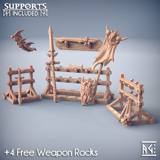 3D Printed Artisan Guild Standalone Weapons and Spells Soulless Vampires Set 28mm 32mm - 3D Printing Boss 