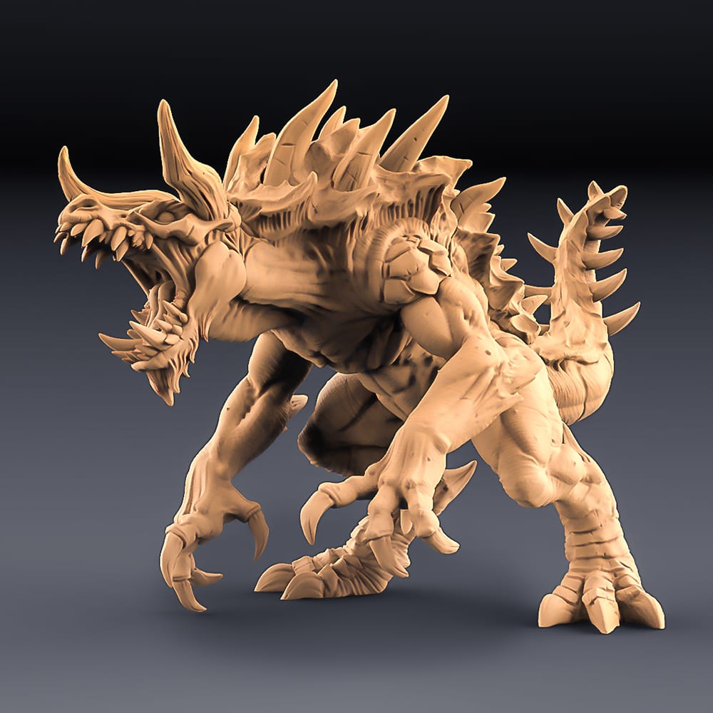3D Printed Artisan Guild Tarasque Epic Bosses 28mm 32mm - 3D Printing Boss 