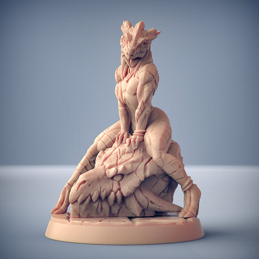 3D Printed Artisan Guild The Lusty Draconian Maid Dragonguard Pinup The Dragonguard 28mm 32mm - 3D Printing Boss 