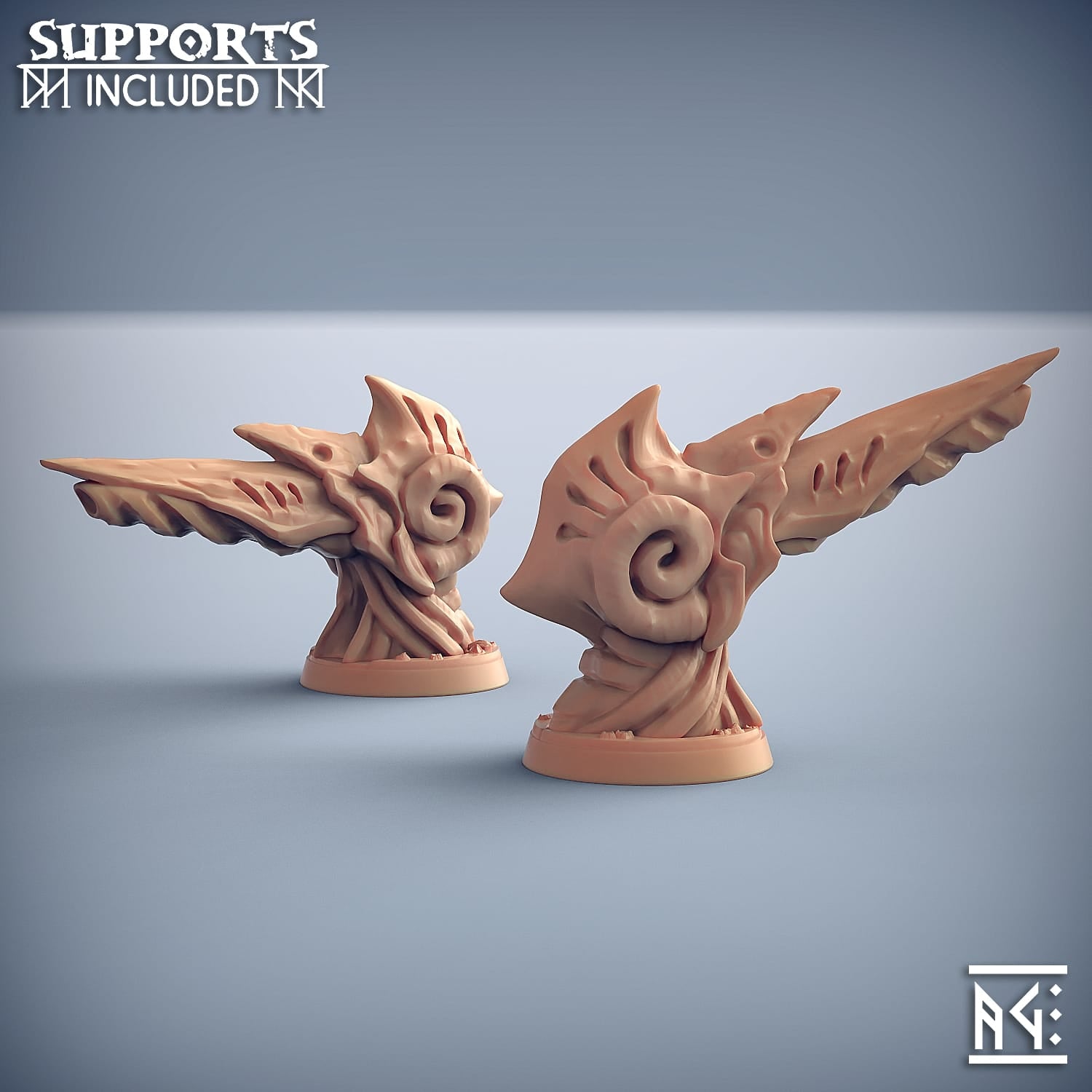 3D Printed Artisan Guild Triton Soulcannon Sunken Kingdom 28mm 32mm - 3D Printing Boss 