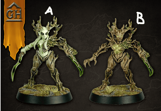 3D Printed Artisan Guild Vanguard Barkwraith Spriggan 28mm 32mm - 3D Printing Boss 