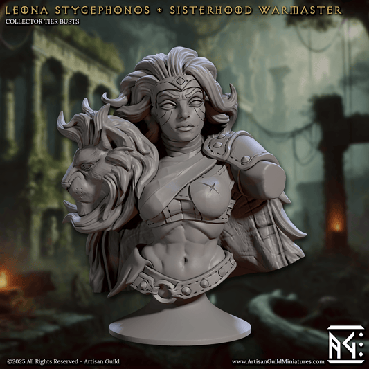3D Printed Artisan Guild Veiled Sisterhood Bust Set 28mm 32mm - 3D Printing Boss 